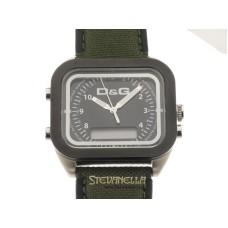 D&G orologio Vocals analogico cinturino verde  DW0297